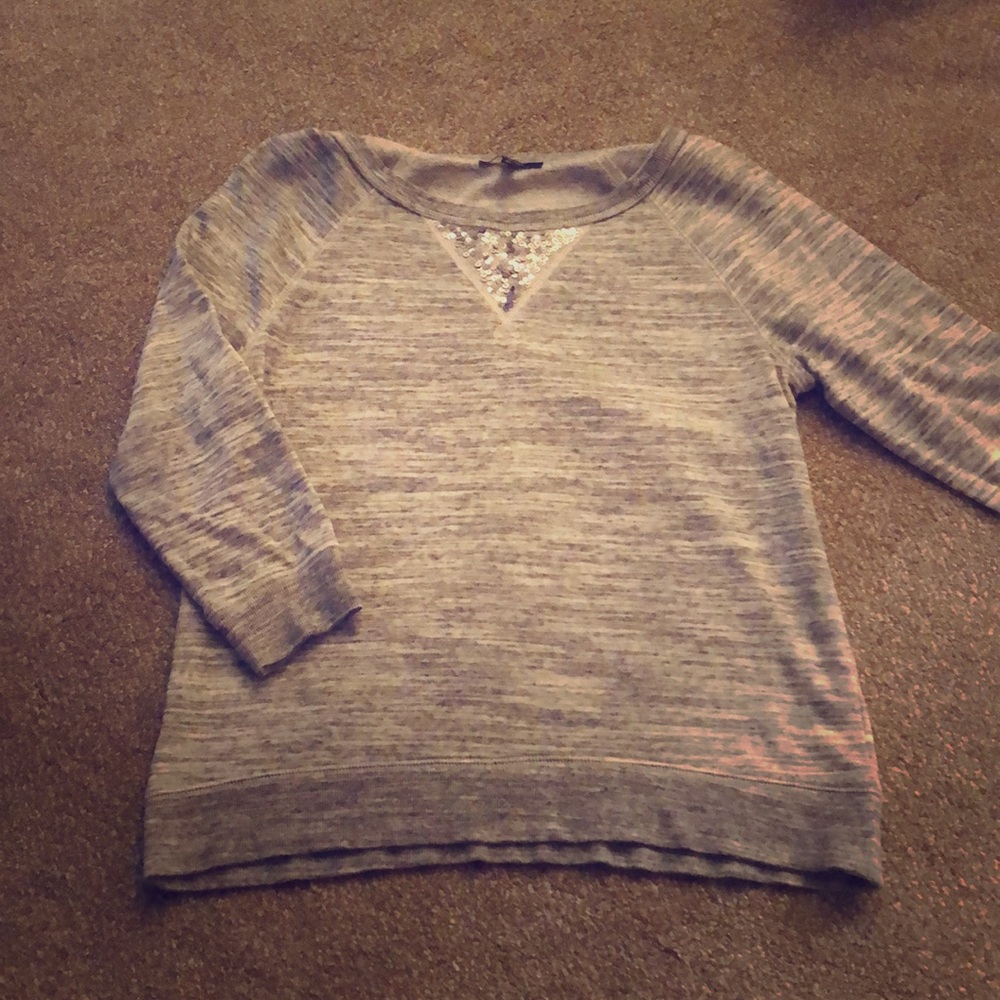 3/4 length sweatshirt